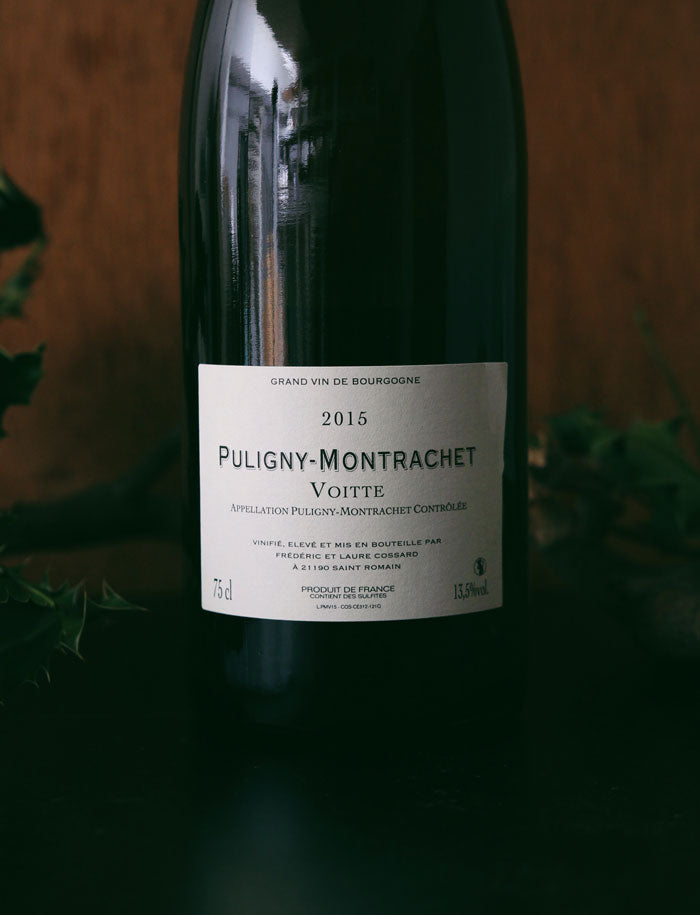 Puligny Montrachet Voitte vin naturel blanc 2015 Domaine de Chassorney Frederic Cossard 3
