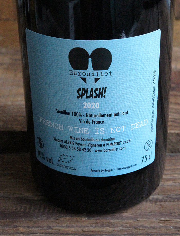 SPLASH vin nature blanc 2020 Chateau Barouillet 3