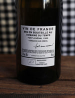 Sans ordonnance vin naturel blanc 2019 les vignes du domaine du temps 3