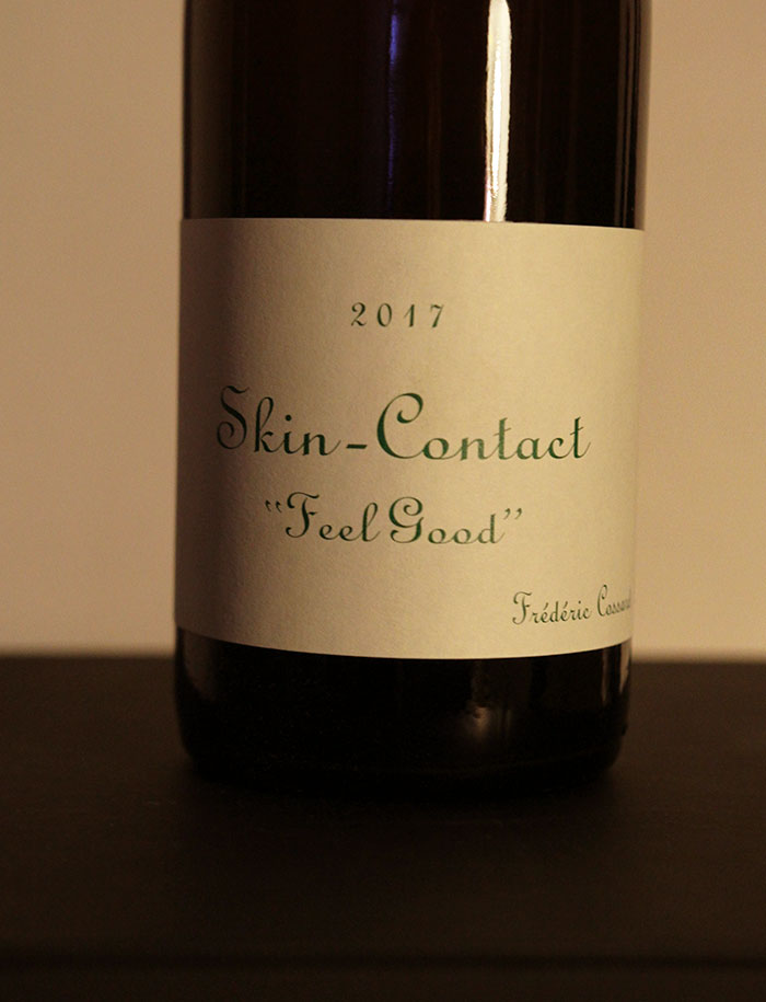 Skin Contact Feel Good Savagnin vin naturel blanc 2017 Domaine de Chassorney Frederic Cossard 2