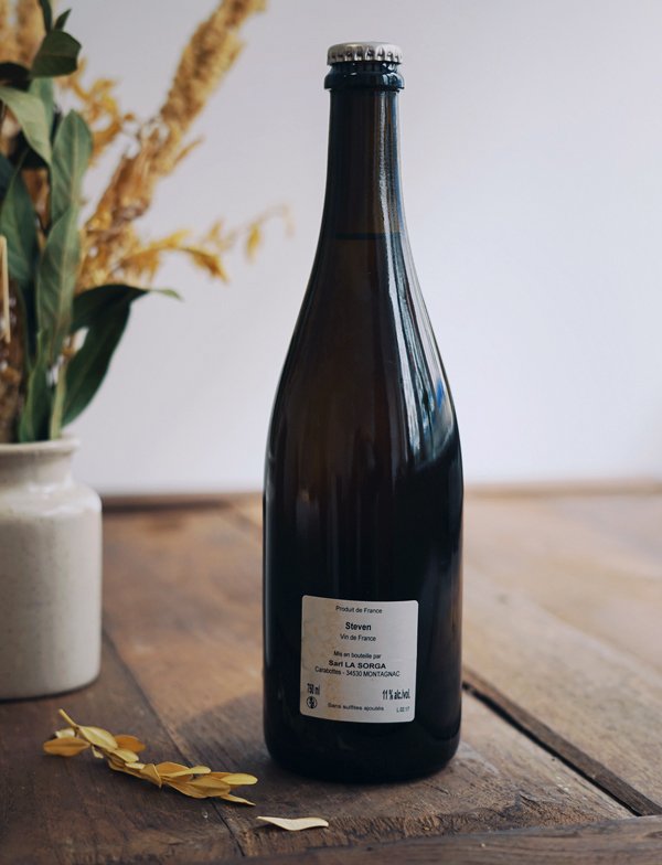 Steven vin blanc petillant 2017 La Sorga antony tortul 2