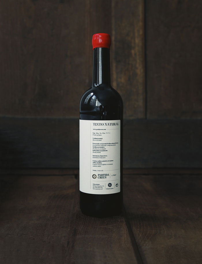 TN Tinto Natural vin naturel rouge 2017 partida creus 2