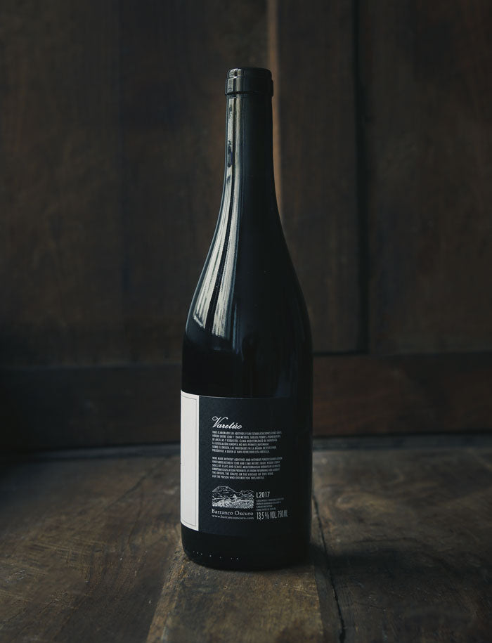 Tempranillo Varetuo vin naturel rouge 2017 Cortijo Barranco Oscuro 2