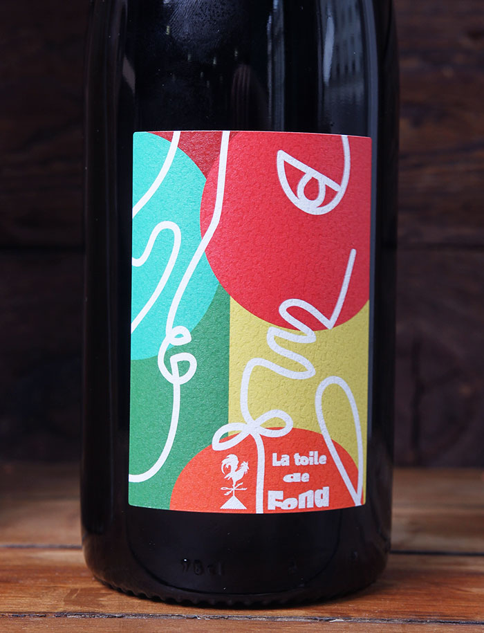 Toile de Fond Cuvee vin naturel Rouge 2020 Fond Cypres 2