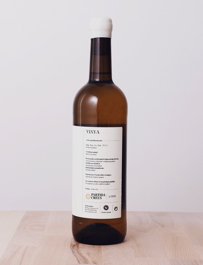VY Vinyater vin naturel blanc 2015 partida creus 2