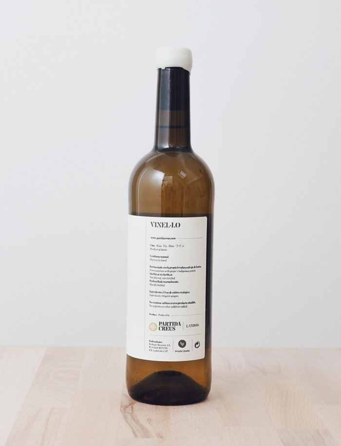 Vinel Lo vin naturel blanc 2016 partida creus 2