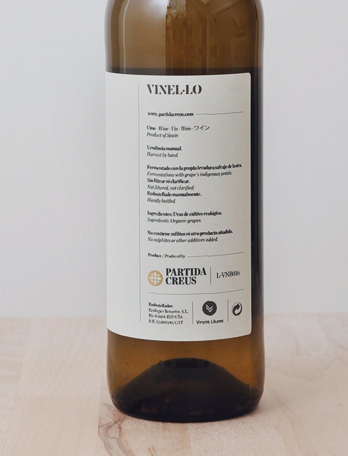 Vinel Lo vin naturel blanc 2016 partida creus 3