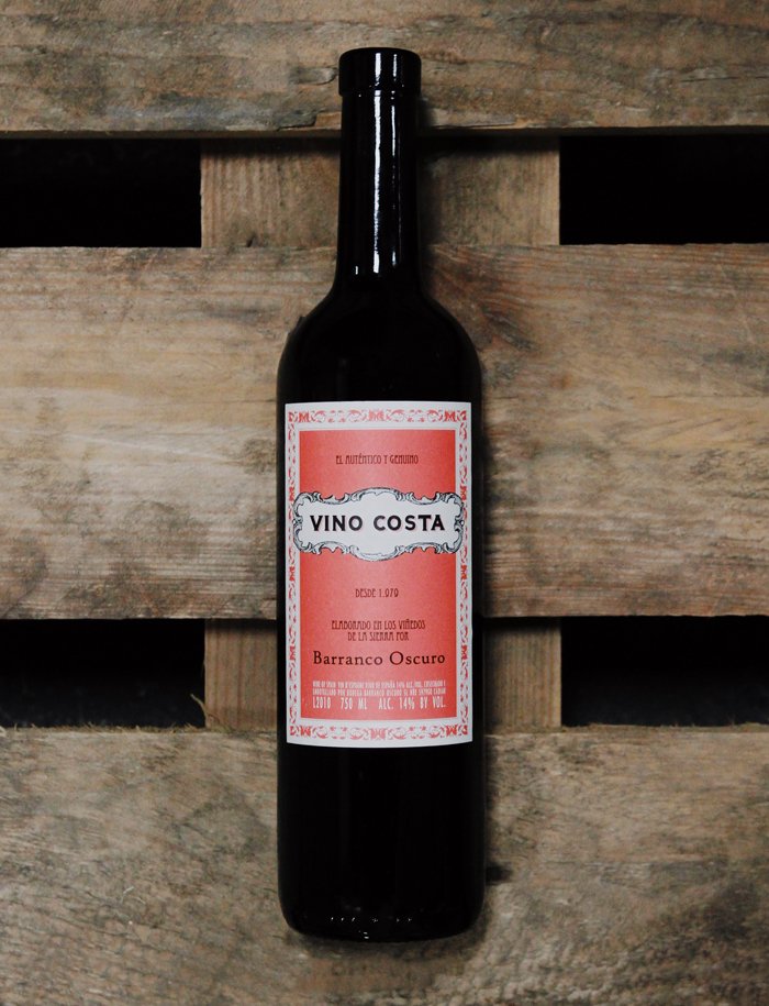 Vino Costa vin naturel rose 2010 Cortijo Barranco Oscuro 1