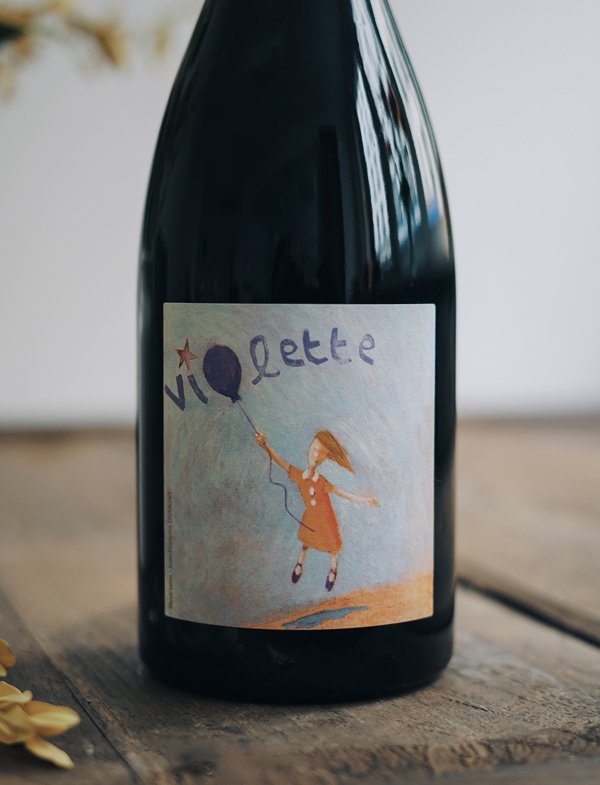 Violette vin naturel rouge 2018 patrick bouju 2