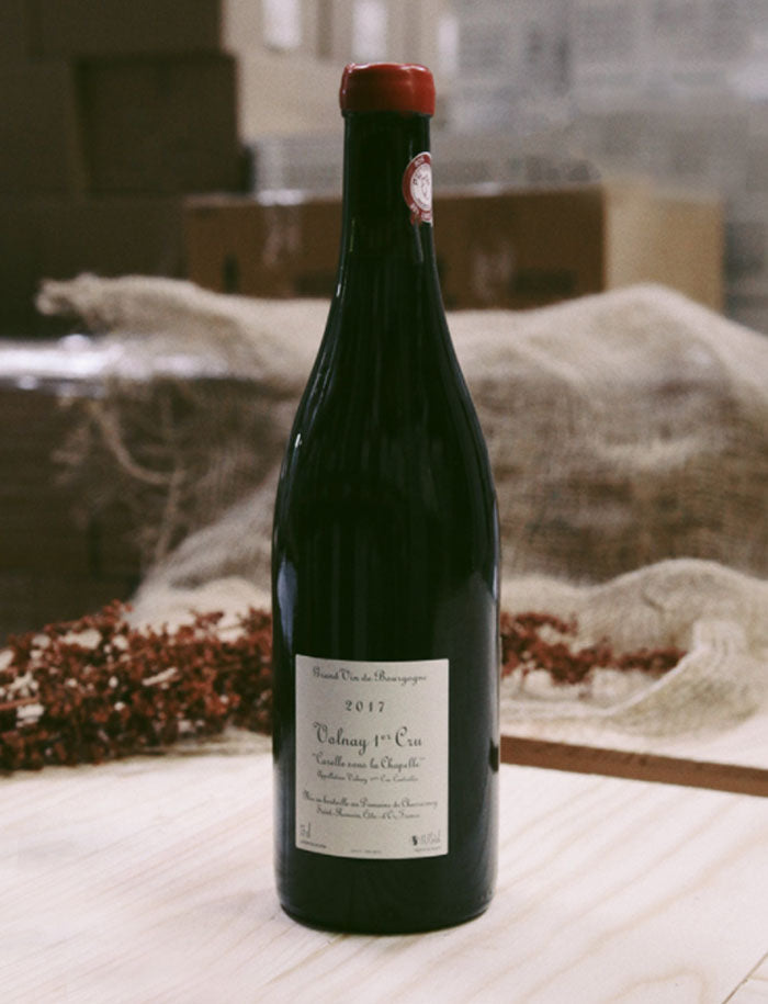 Volnay 1er cru Carelle sous la Chapelle vin naturel rouge 2017 Domaine de Chassorney Frederic Cossard 2
