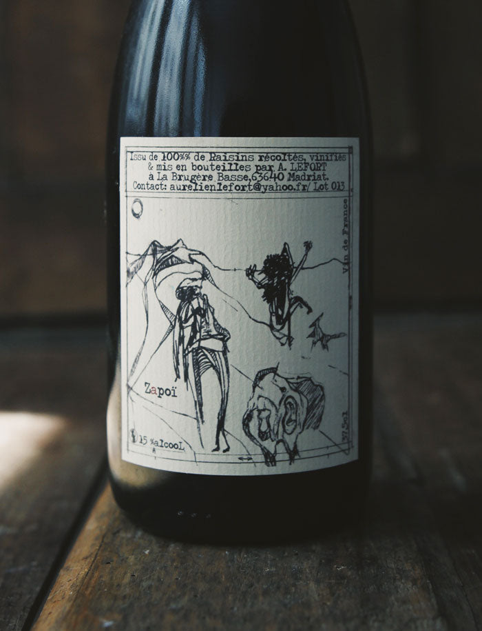 Zapoi vin naturel rouge 2013 aurelien lefort 2