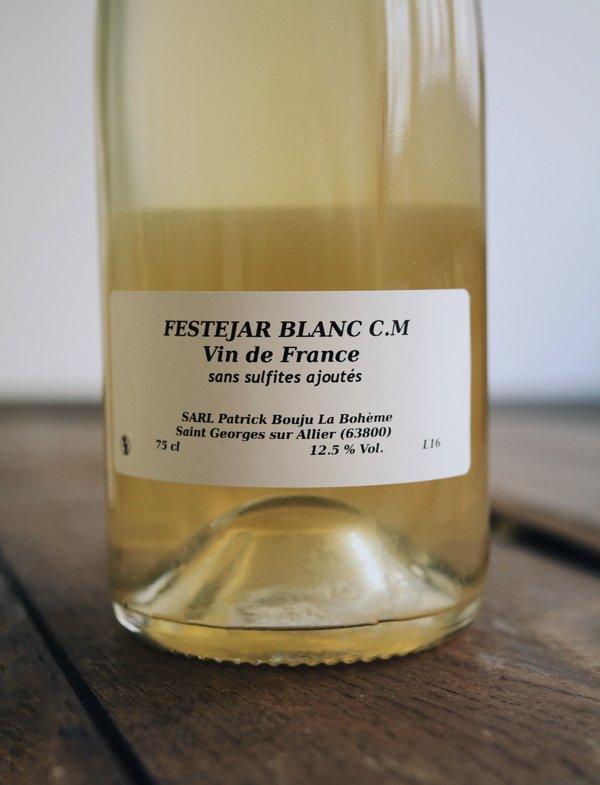 festejar vin naturel blanc petillant 2008 patrick bouju 2