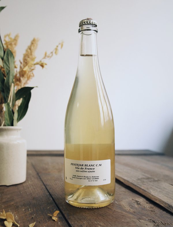 festejar vin naturel blanc petillant 2008 patrick bouju 3