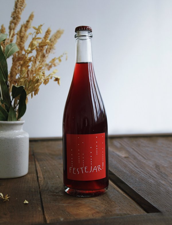 festejar vin naturel rose petillant 2017 patrick bouju 1