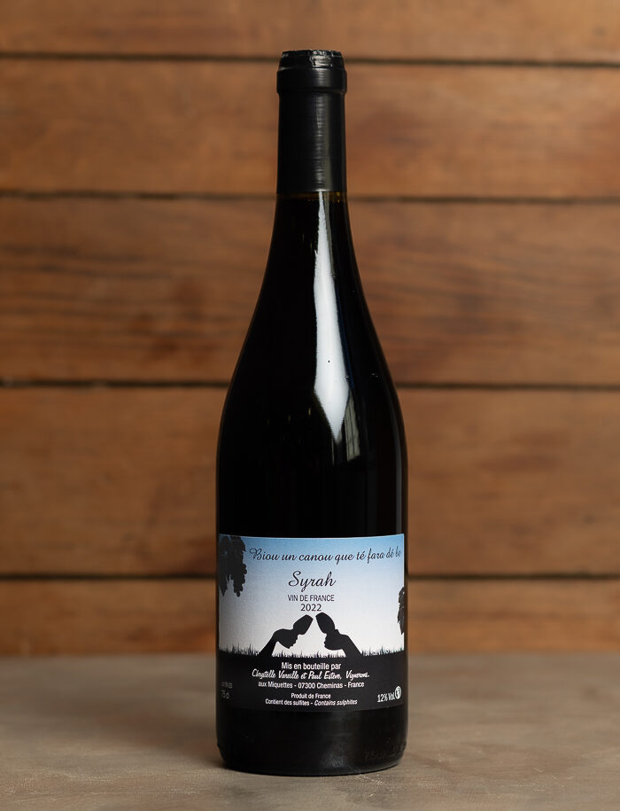 Vin de France Syrah Rouge 2022, Domaine des Miquettes