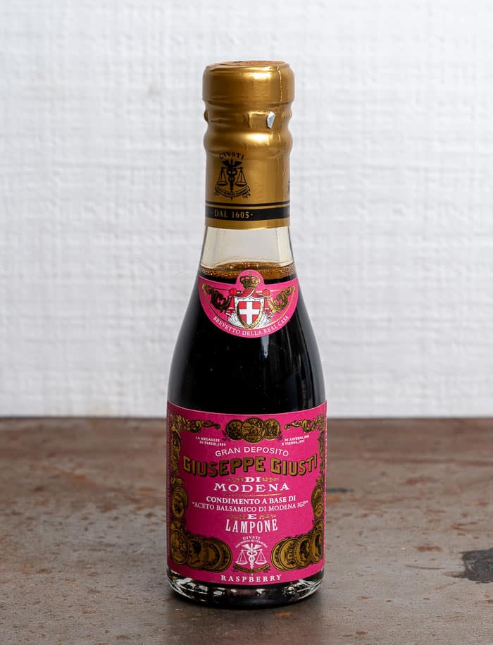 Condiment Vinaigre Balsamique de Modène IGP et framboise (100 ml