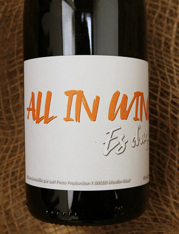 All In Wine Rouge 2018, Es d'aqui Jean Louis Pinto