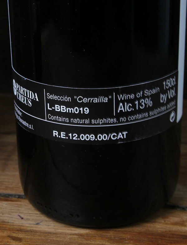 Magnum BB "Cerrailla" Rouge 2019, Partida Creus