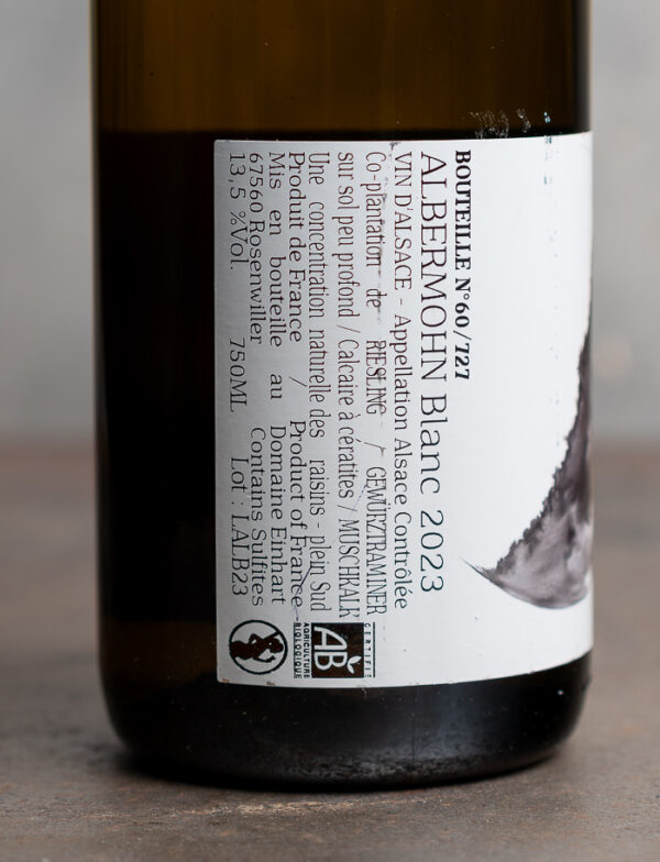 Albermohn blanc Blanc 2023, Domaine Einhart