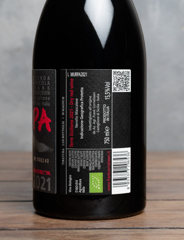 Munjebel PA Rouge 2021, Frank Cornelissen