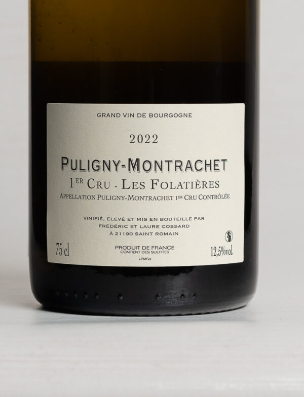 Puligny Montrachet 1er Cru les Folatières Blanc 2022, Fréderic Cossard