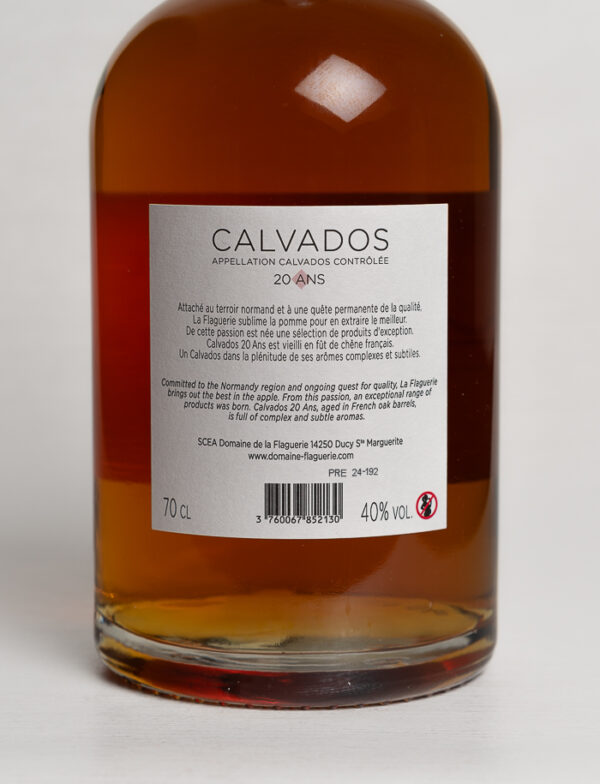 Calvados "Premium 20 Ans" , Domaine de la Flaguerie