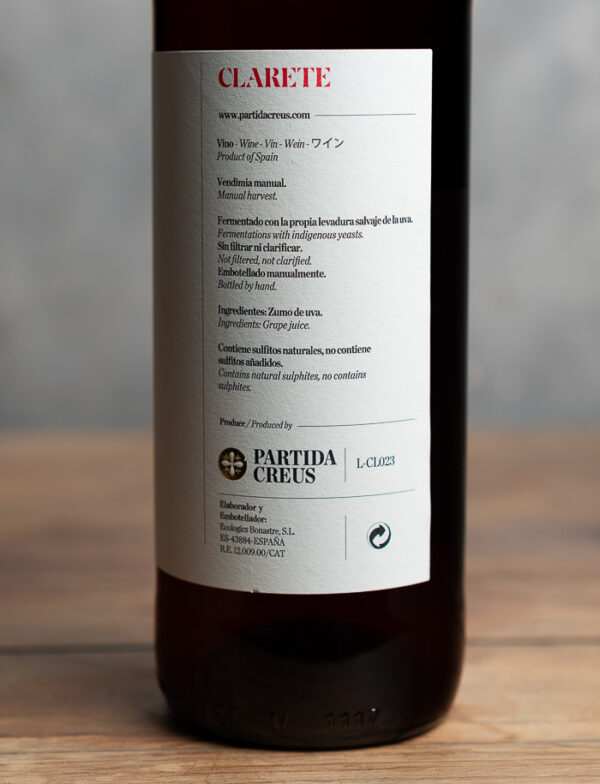 CL Clarete Rouge 2023, Partida Creus